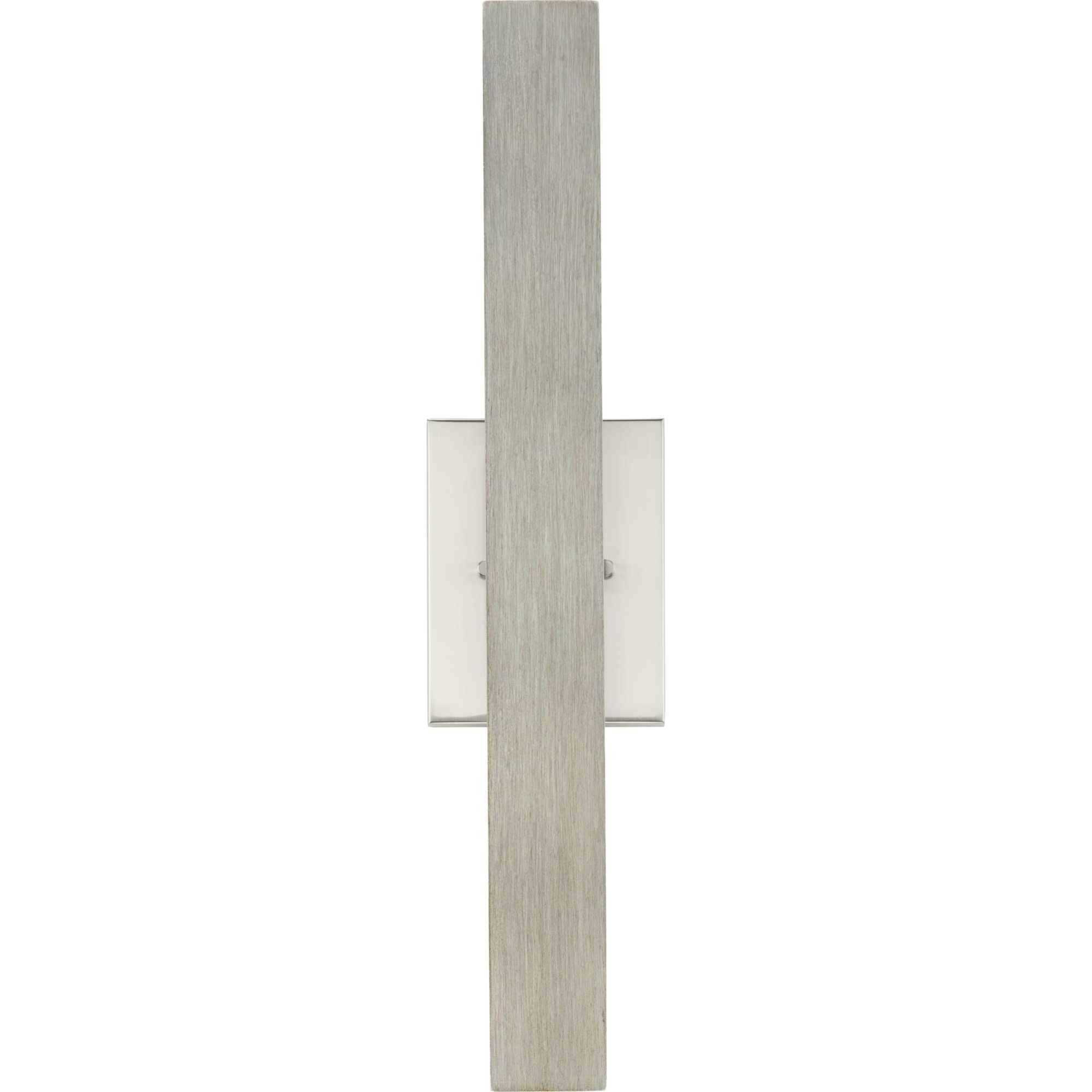 Boundary 2 Light 24 inch Brushed Nickel Wall Bracket Wall Light, Design Series