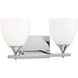 Drew & Jonathan Toffino 2 Light 16 inch Chrome Wall Bath Fixture Wall Light
