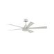 TorchAire 52 52 inch Matte White Fan-Uni