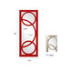 Dynasty 38 X 15 inch Red Wall Mirror, Rectangle