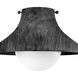 Coastal Living Surfside 1 Light 13.5 inch Ebony Flush Mount Ceiling Light