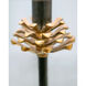 Pinegrove 30 inch 100 watt Antique Brass and Black Table Lamp Portable Light