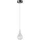 Albion LED 4.5 inch Polished Chrome Single Pendant Ceiling Light