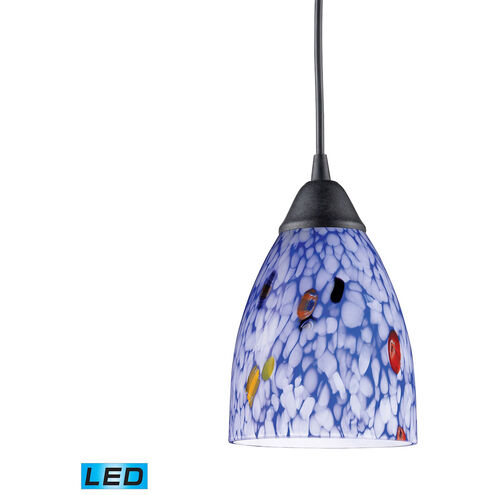 Millcreek LED 5 inch Dark Rust Mini Pendant Ceiling Light