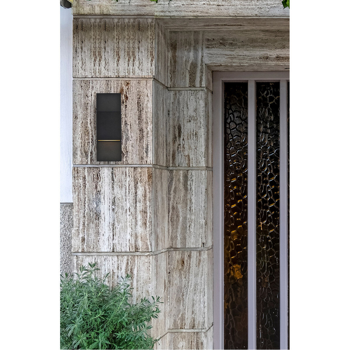 Raine 17 inch Black Outdoor Wall Light