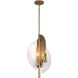 Saint Martin 4 Light 14 inch Ashen Gold Pendant Ceiling Light
