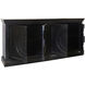 Circles 80 X 17 inch Black Distressed Credenza
