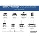 Briarwood 4 Light 20 inch Textured Black Chandelier Ceiling Light