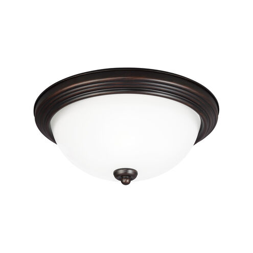 Geary 1 Light 10.5 inch Bronze Flush Mount Ceiling Light