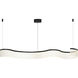 Sonata LED 17 inch Black Single Pendant Ceiling Light