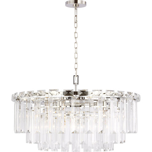 C&M by Chapman & Myers Arden 16 Light 32.88 inch Polished Nickel Chandelier Ceiling Light
