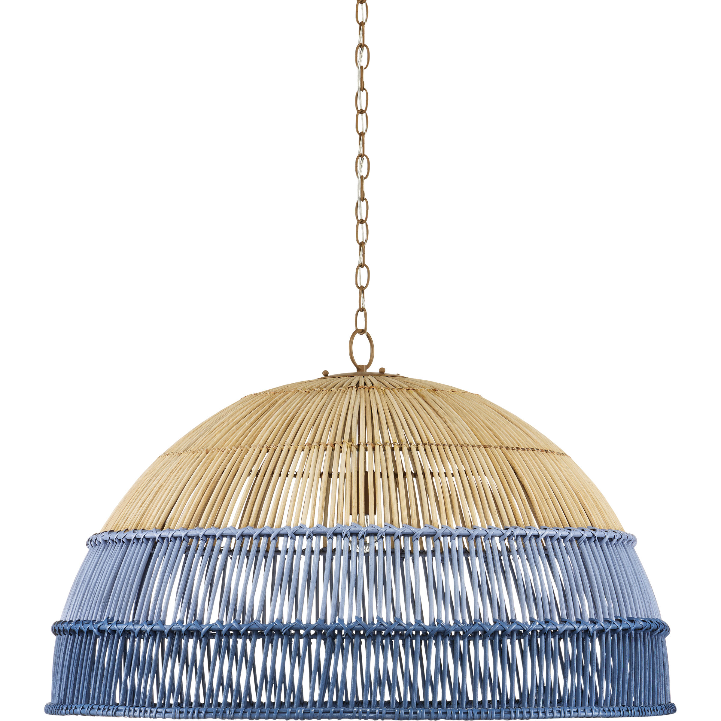 Senjyo 1 Light 36.25 inch Khaki/Cornflower Blue/Bluebonnet Pendant Ceiling Light