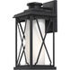Lansdale 1 Light 16 inch Coal Outdoor Wall Mount, Great Outdoors