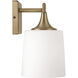 Presley 4 Light 36.75 inch Aged Brass Vanity Light Wall Light