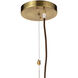 Georgian 1 Light 14.5 inch Natural Pendant Ceiling Light