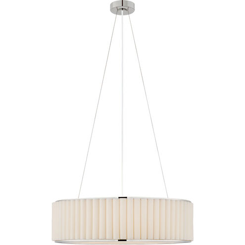 Ian K. Fowler Palati 4 Light 28 inch Polished Nickel Hanging Shade Ceiling Light, Large