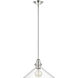 Dwyer 1 Light 15 inch Polished Nickel Pendant Ceiling Light