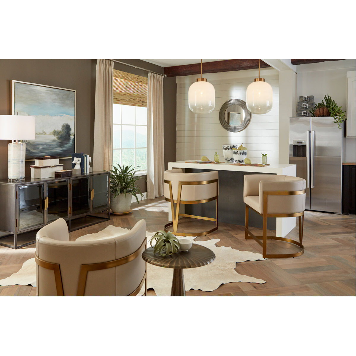 Wildwood 1 Light 17 inch Milk/Antique Brass Pendant Ceiling Light