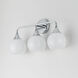 Neve 3 Light 22.5 inch Polished Chrome Bath Vanity Wall Light