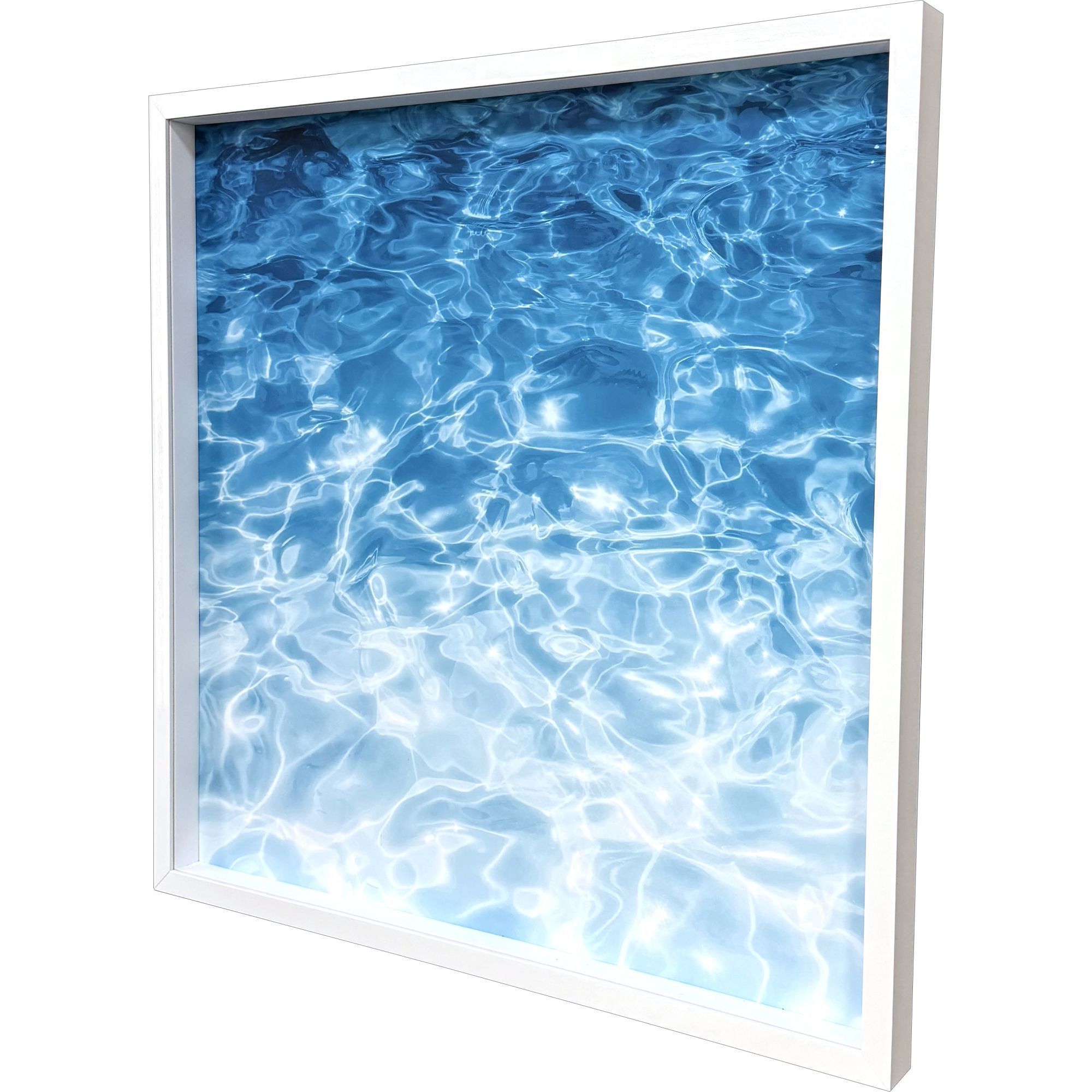 Turquoise Ocean Blue Framed Art