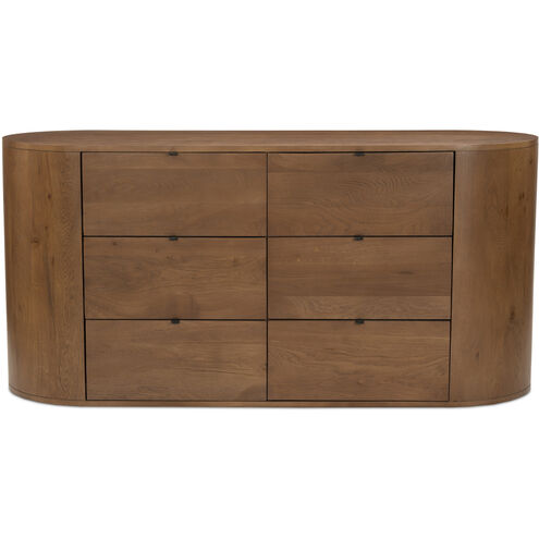 Theo Brown Dresser, 6 Drawer