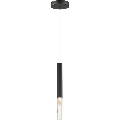 Diaphane LED 1.5 inch Black Single Pendant Ceiling Light