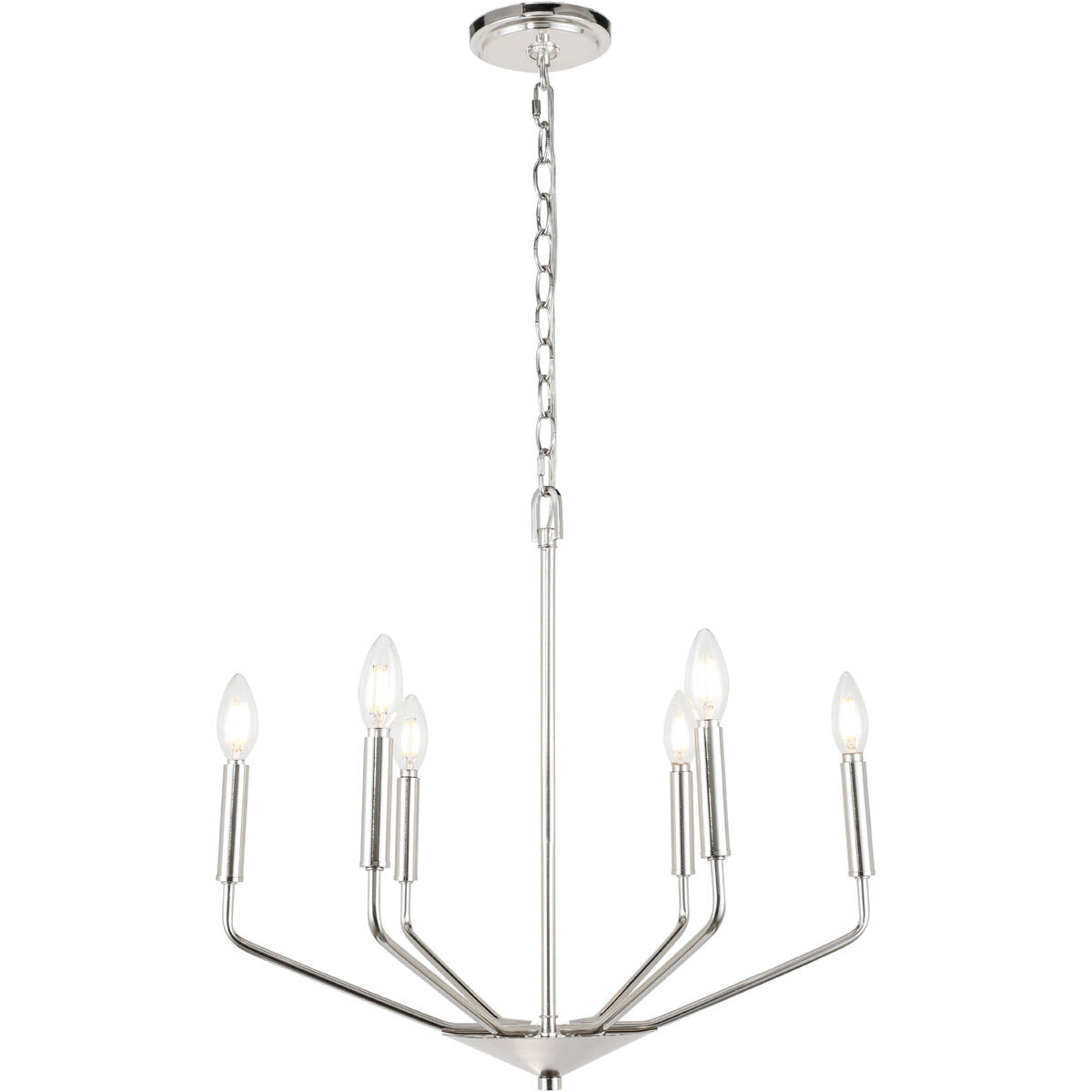 Geneseo 6 Light 22 inch Chrome Pendant Ceiling Light