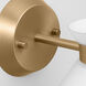 Drew & Jonathan Belcarra 1 Light 7.5 inch Satin Brass Sconce Wall Light