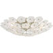 kate spade new york Leighton LED 25.75 inch Polished Nickel Flush Mount Ceiling Light in Cream Tinted Glass, Large