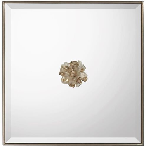 Constellation Brushed Silver Wall Mirror
