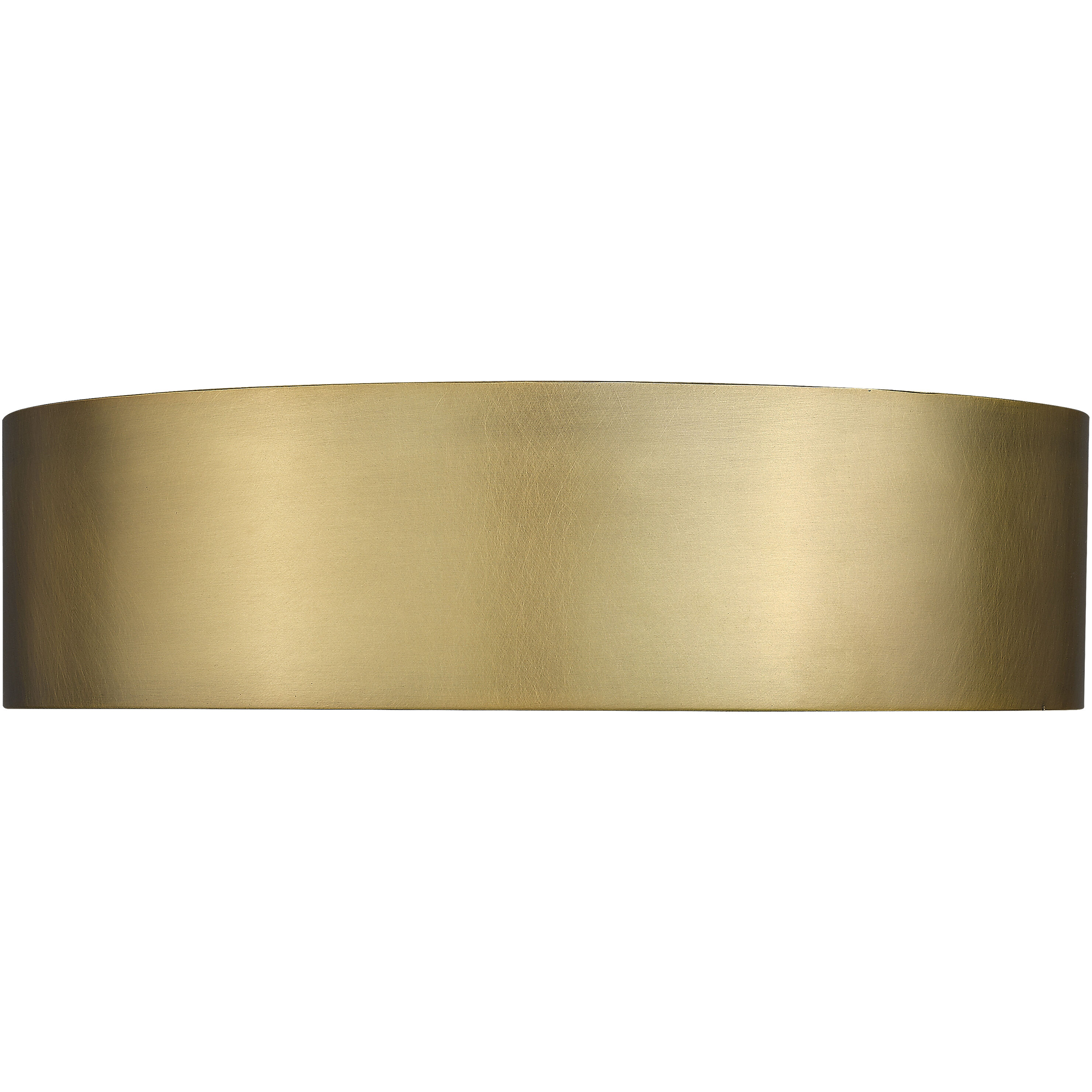 Harley 4 Light 20 inch Rubbed Brass Flush Mount Ceiling Light