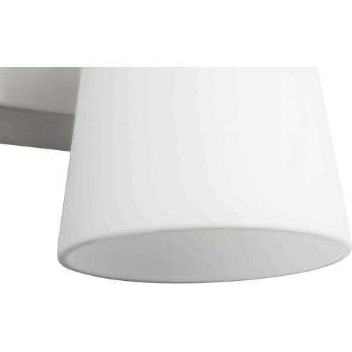 Vertex 2 Light 12.87 inch Brushed Nickel Bath Light Wall Light