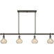Sheriden 4 Light 48 inch Mediterranean Bronze Chandelier Ceiling Light