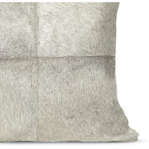 Morgan 22 inch Grey Pillows, Square