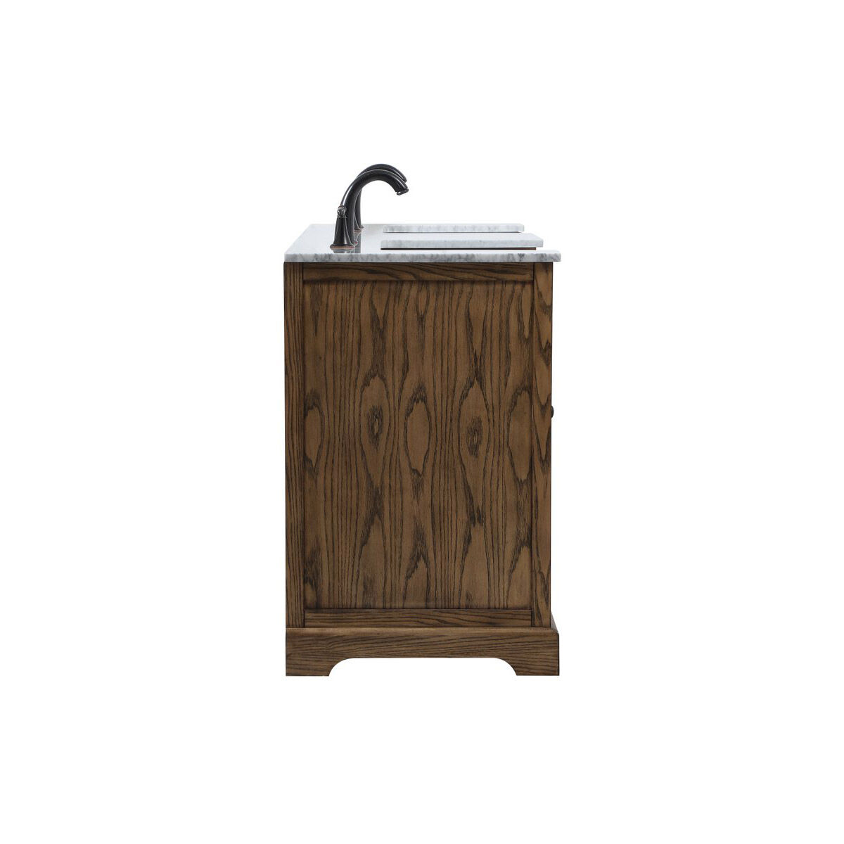 Franklin 60 X 22 X 35 inch Driftwood Bathroom Vanity Cabinet
