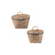 Bamboo 19 X 10 inch Basket, Set of 2
