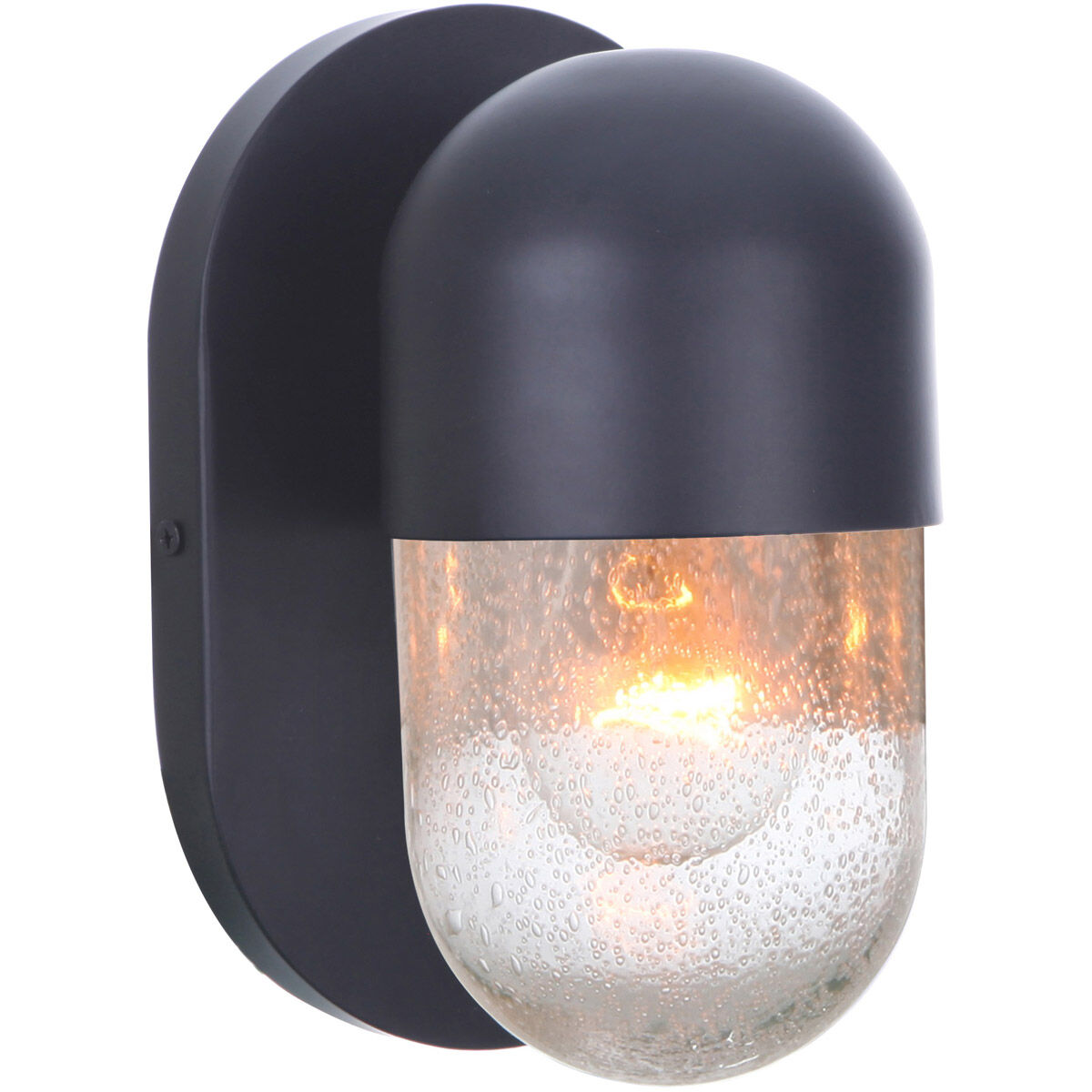 Pill 1 Light 5.25 inch Flat Black Wall Sconce Wall Light