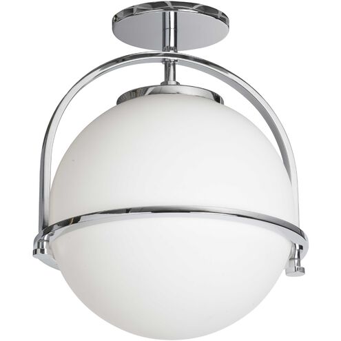 Paola 1 Light 11.5 inch Polished Chrome Semi-Flush Mount Ceiling Light