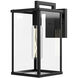 Alora Mood Brentwood 1 Light 12.38 inch Textured Black Outdoor Wall Light