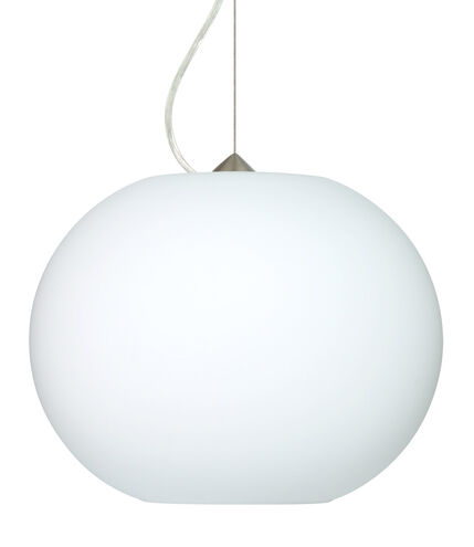 Jordo LED Satin Nickel Pendant Ceiling Light