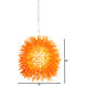 Urchin 1 Light 9 inch Electric Pumpkin Mini Pendant Ceiling Light