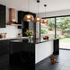 Haze LED 12.5 inch Black Pendant Ceiling Light in Espresso Copper