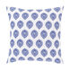 Global Blues 18 X 18 inch White/Dark Blue Pillow Kit, Square