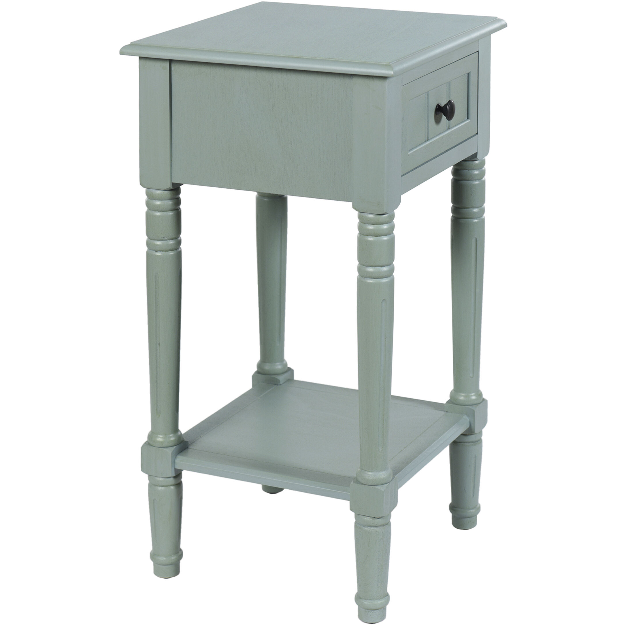 Hampton 28 X 14 inch Antique Ice Blue End/Side Table