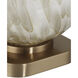 Bombon 31 inch 150 watt Pale Brown and Off-White and Antique Brass Table Lamp Portable Light