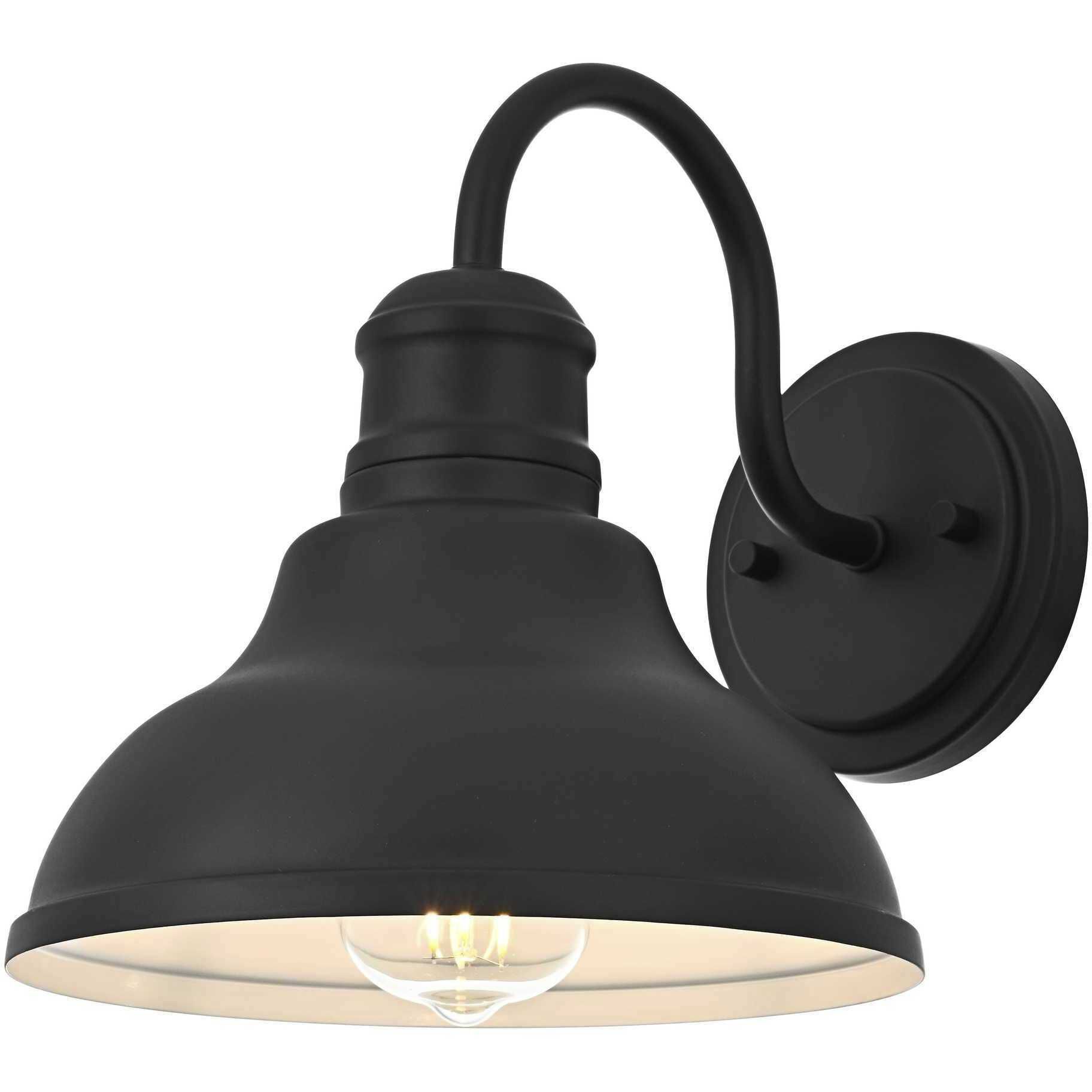 Callen 1 Light 10 inch Black Outdoor Wall Sconce