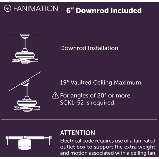 Paget 52 inch Brushed Satin Brass with Matte White Blades Fan-Uni
