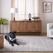Riya 90 X 63 inch Grey Rug in 5 x 7