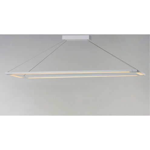 Rotator LED 18.75 inch Matte White Single Pendant Ceiling Light