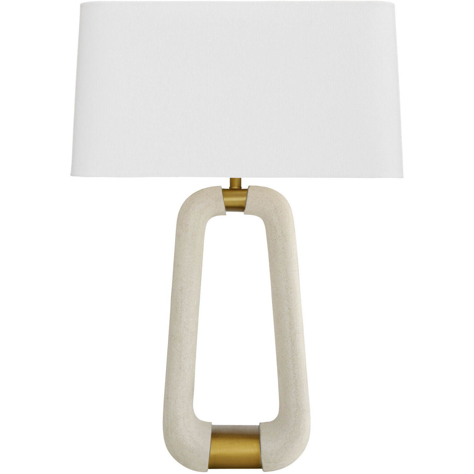 Gianni 29.5 inch 150.00 watt Ivory and Antique Brass Table Lamp Portable Light